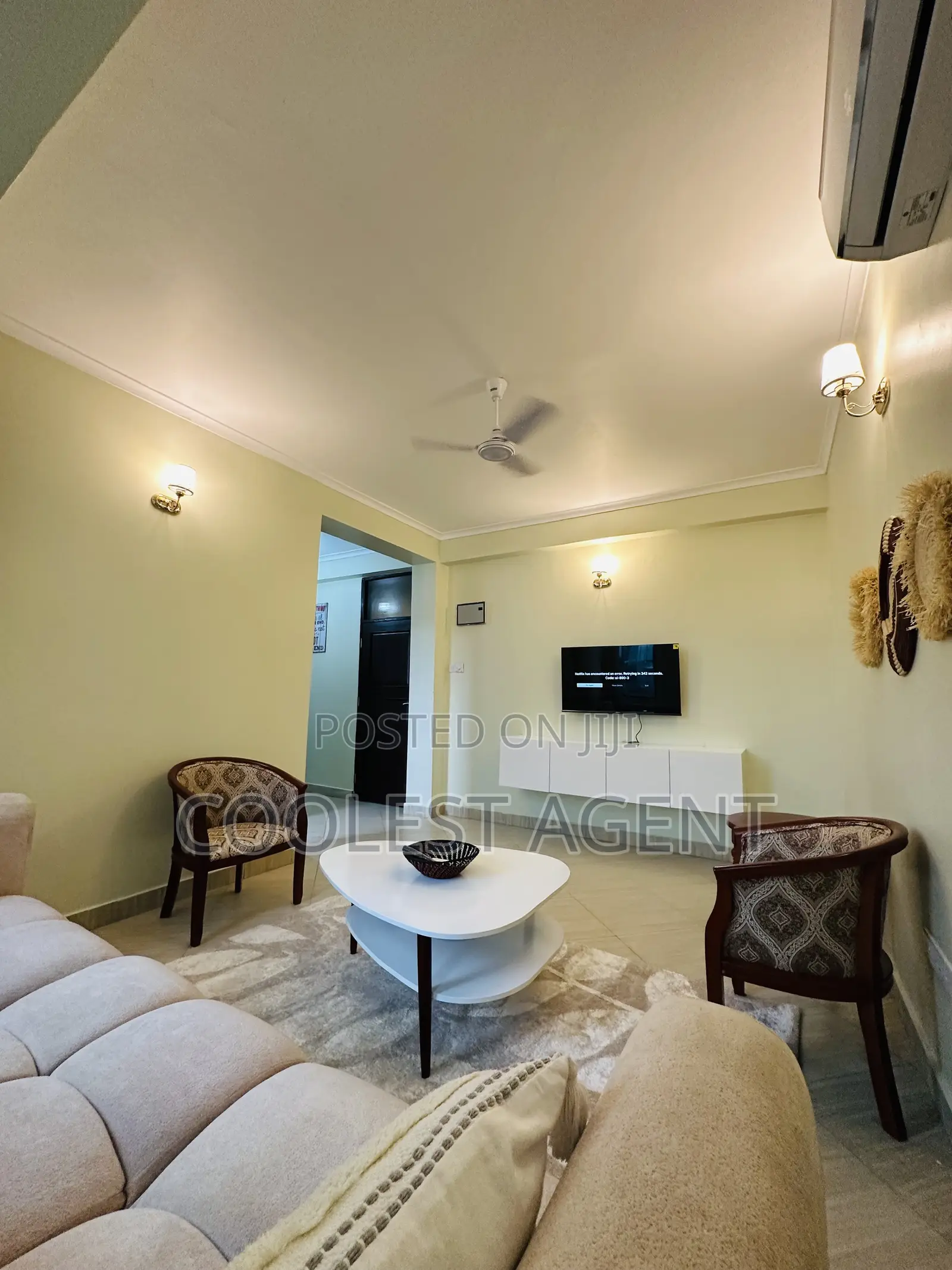 Furnished 1bdrm Apartment in Coolest Estate, Mikocheni for rent
