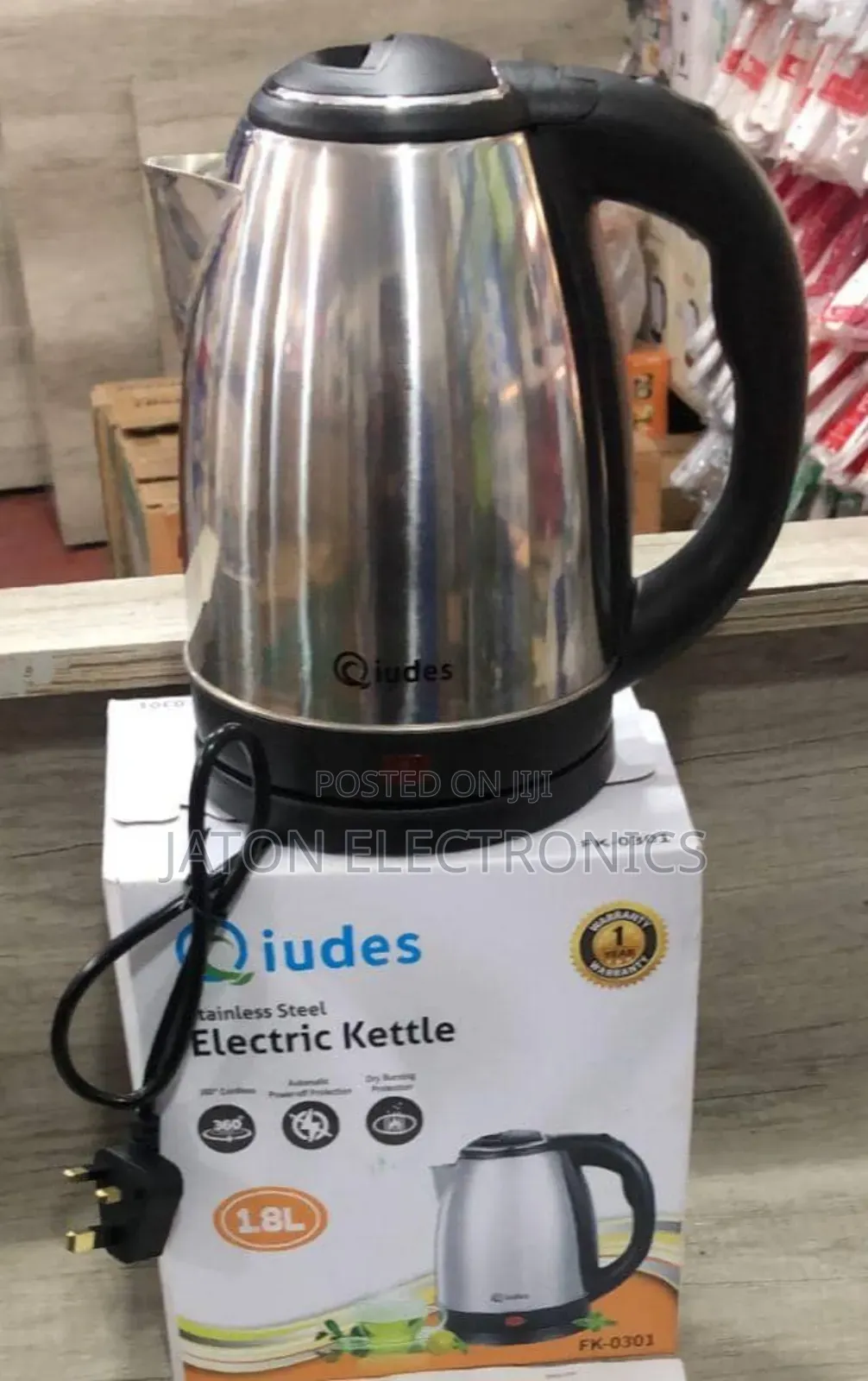 Qiudes Electric Kettle 1.8l