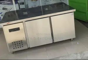 Stainless Steel Under Counter Chiller Double Door 1.5m