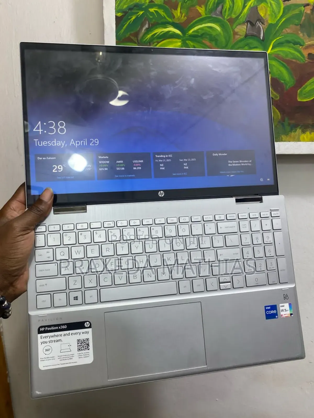 Laptop HP Pavilion X360 15t 8GB Intel Core I5 SSD 512GB