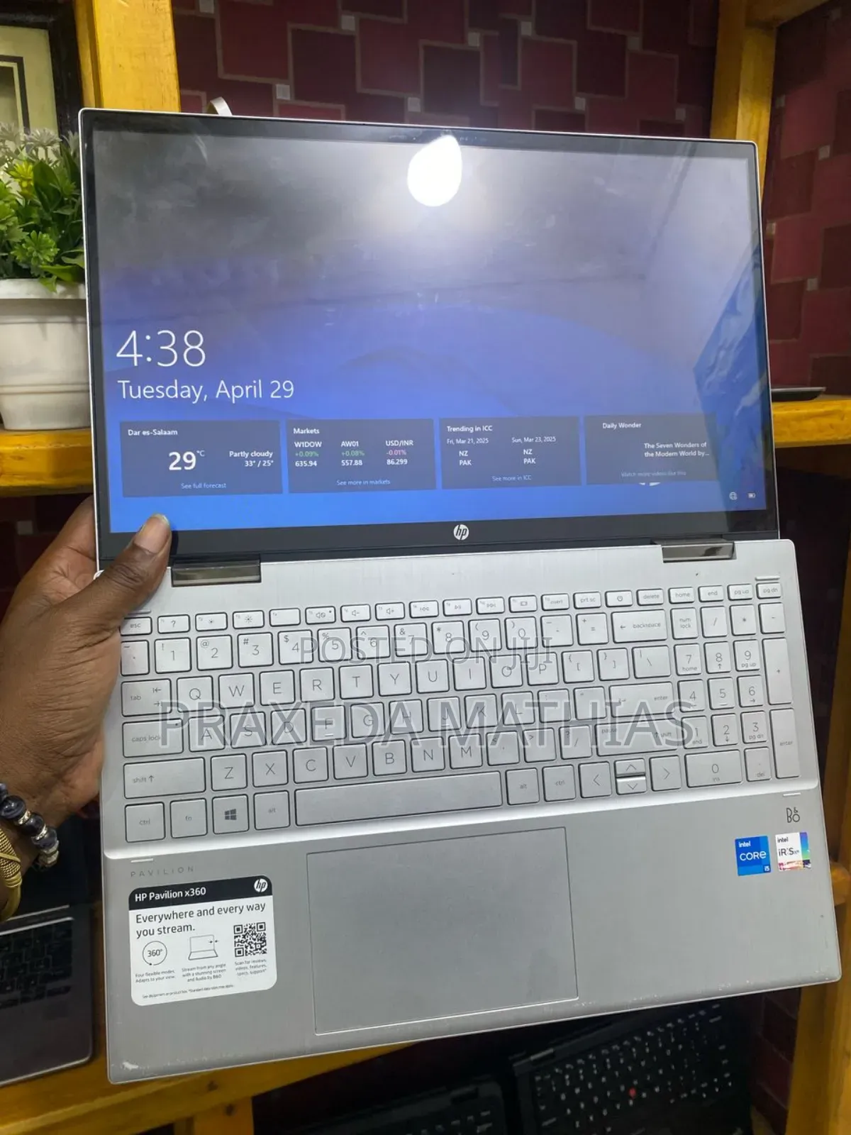 Laptop HP Pavilion X360 15t 8GB Intel Core I5 SSD 512GB