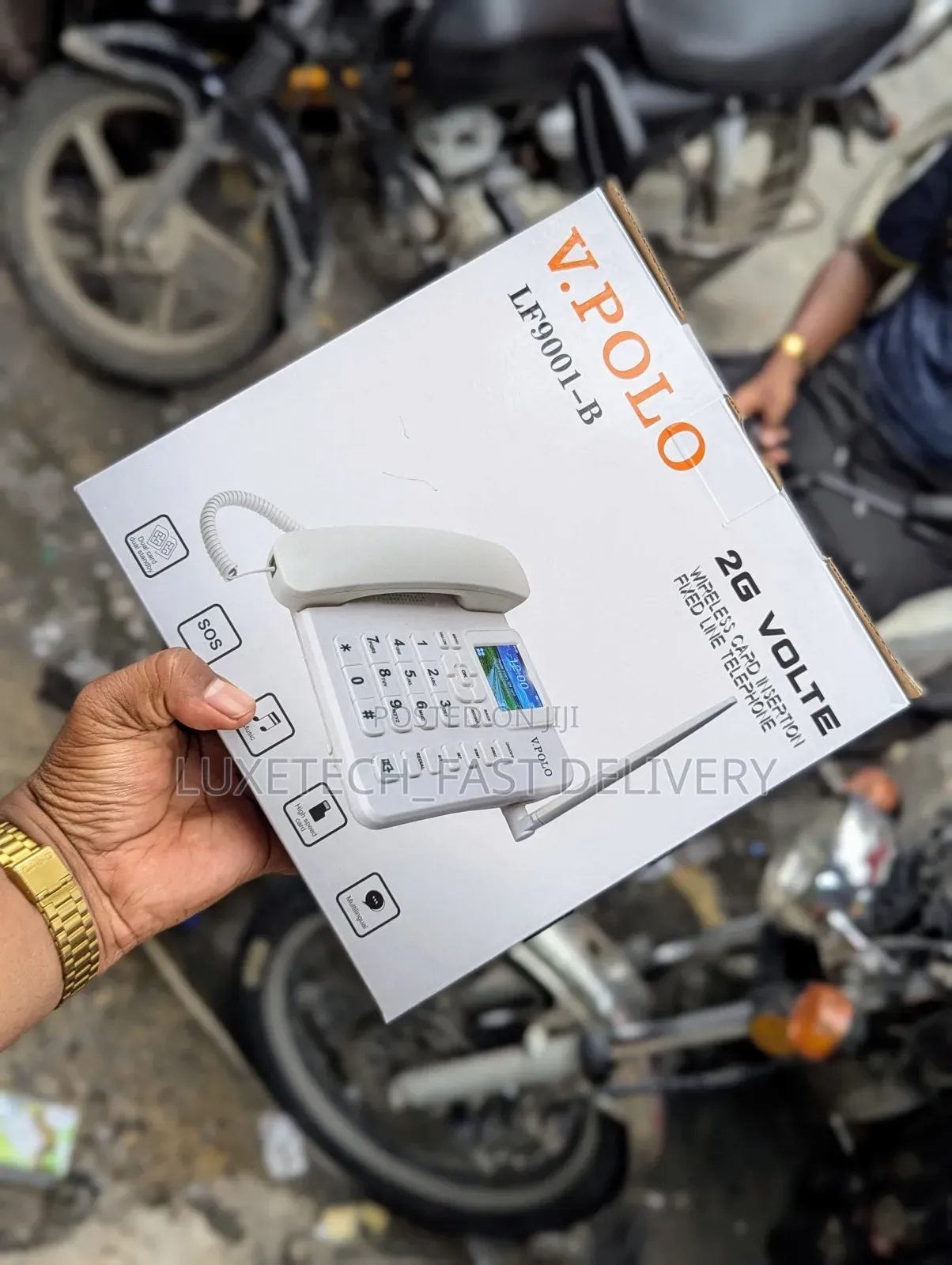 V.Polo Lf9001-B 2g Volte Fixed Line Telephone