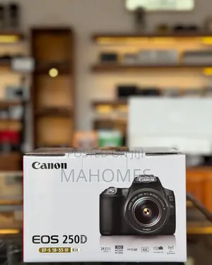 Canon Eos 250d Dslr Camera With 18-55mm Lens (Black)