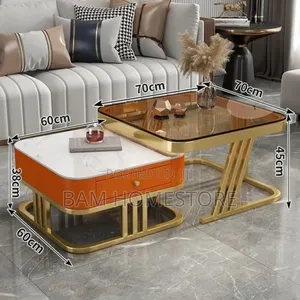 Elegant Coffee Table Set 2 in 1