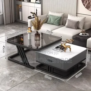 Modern Coffee Table Set 2 in 1 (70+60cm)