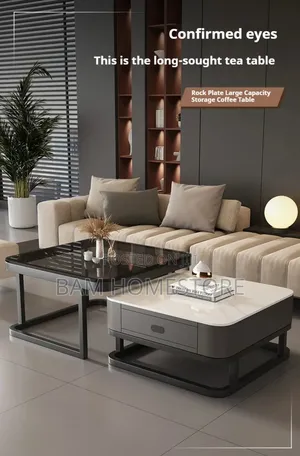 Coffee Table With the Storage Drawer