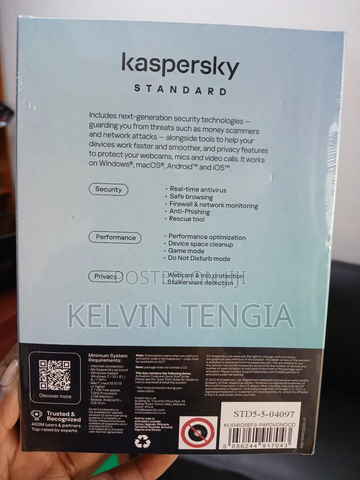 Kaspersky Antivirus, 5 Devices