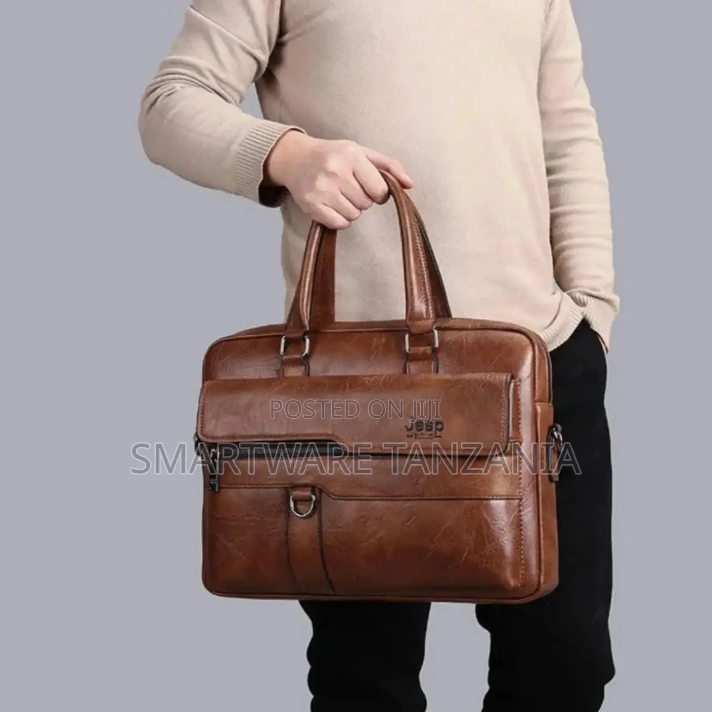 Men’S Briefcase Laptop Bag Totes Vintage Business Travel Bag