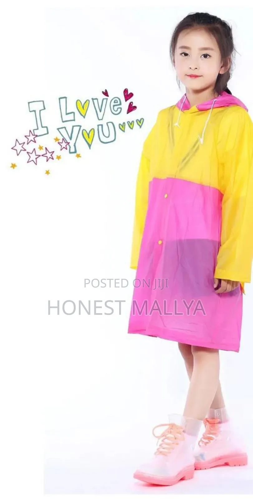 Unisex Kids Rain Coats