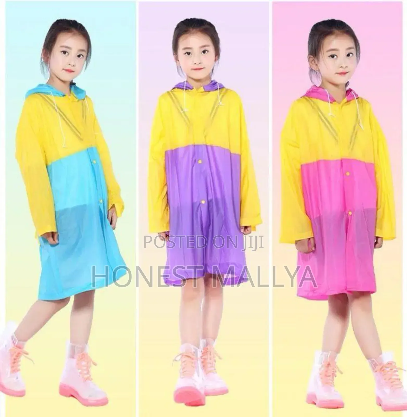 Unisex Kids Rain Coats