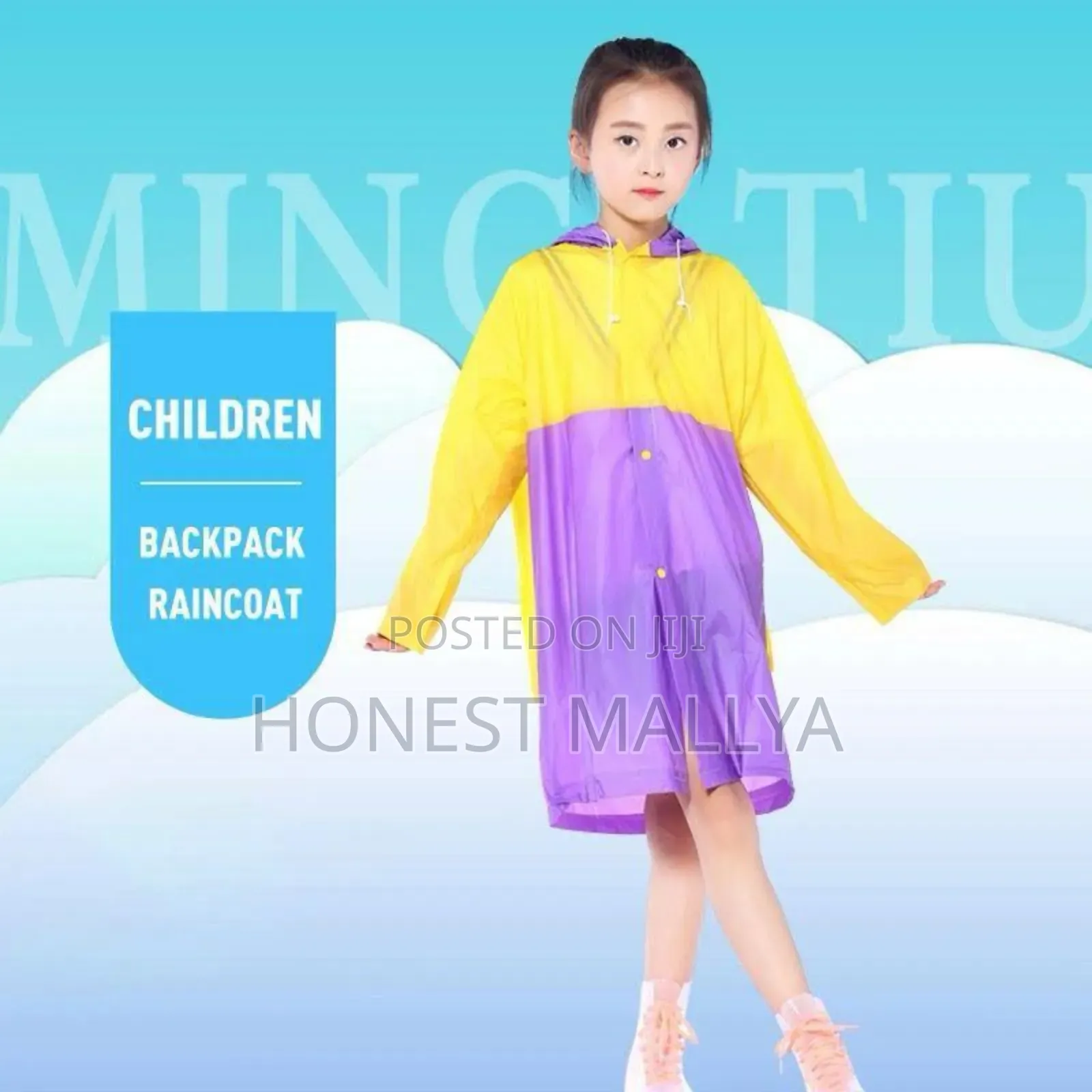 Unisex Kids Rain Coats