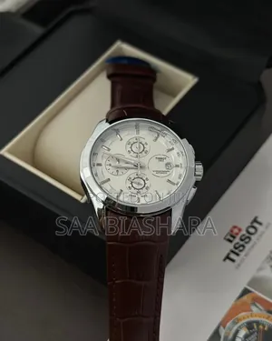 Tissot Tachymeter Brown and Silver