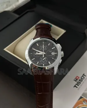 Tissot Tachymeter Brown, Silver and Black