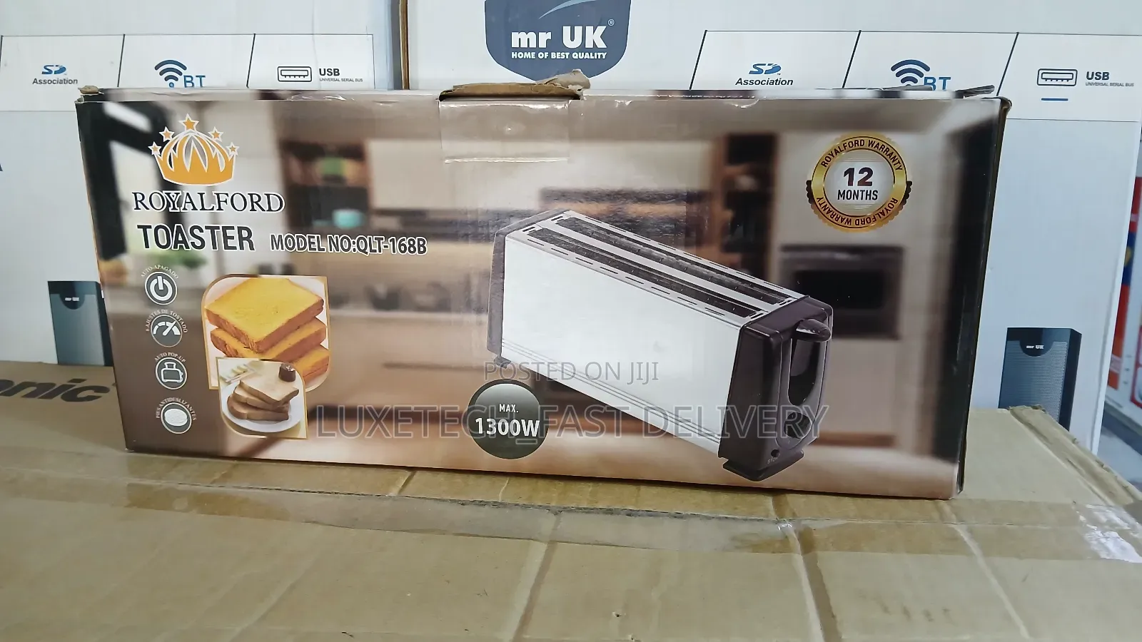 Royal Ford Bread Toaster 4 Slices