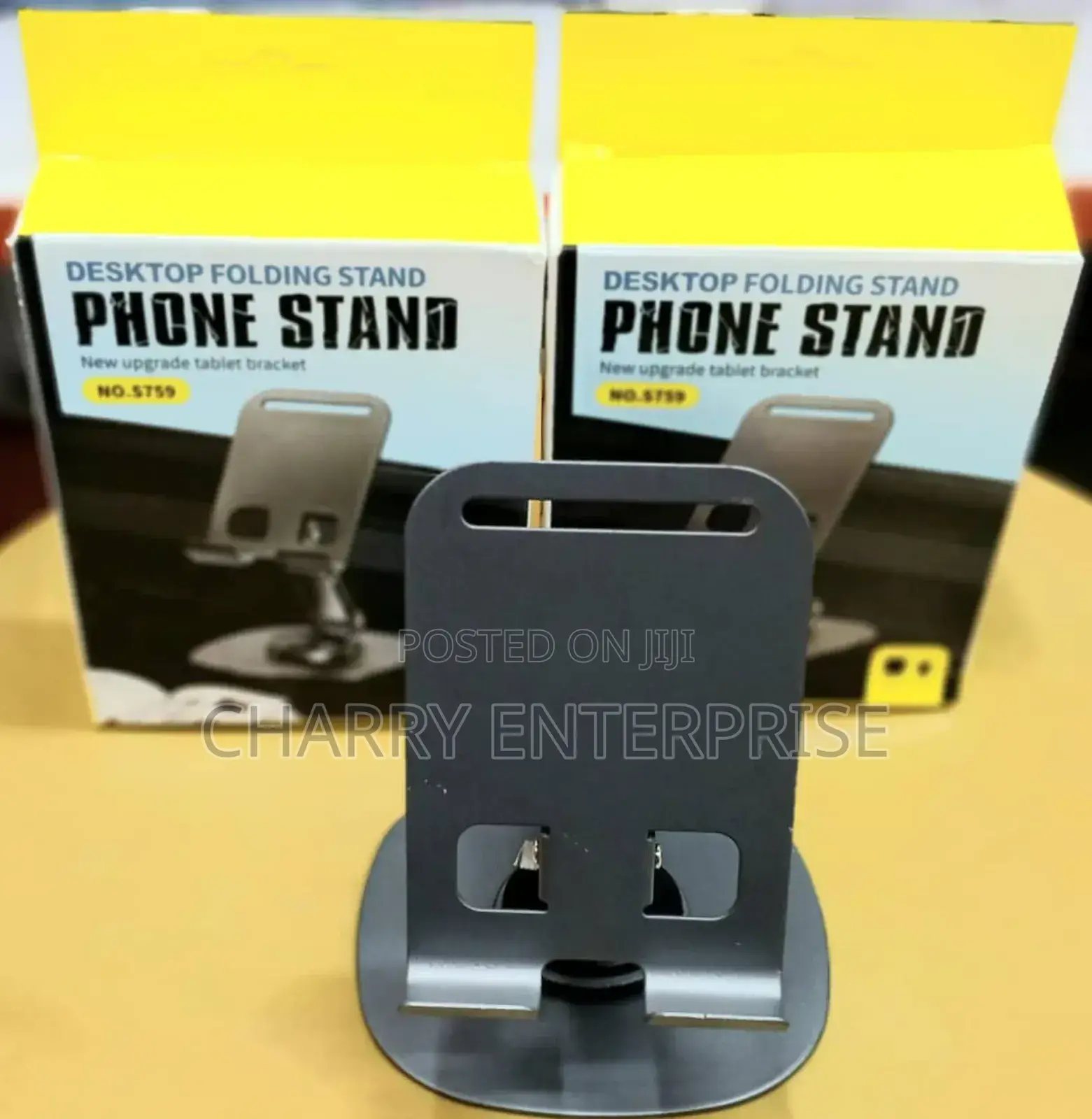 Folding Phone Stand Inarahisisha Uchukuaji Wa Video Na Picha