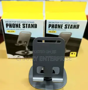 Folding Phone Stand Inarahisisha Uchukuaji Wa Video Na Picha