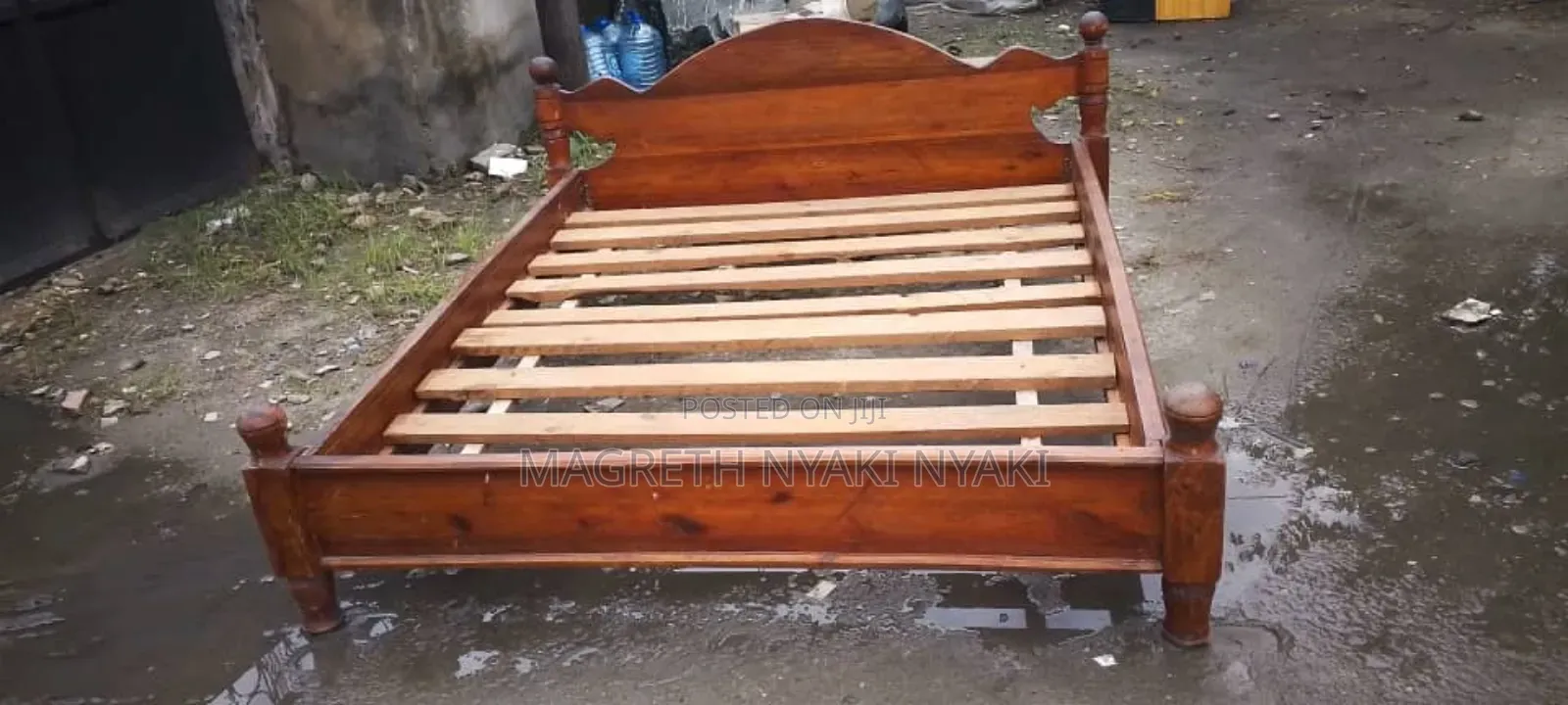 Nauza Kitanda Cha Mbao 5/6