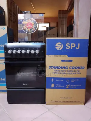SPJ Cooker 50×55cm 3 Gas + 1 Electric Hob + Electric Oven