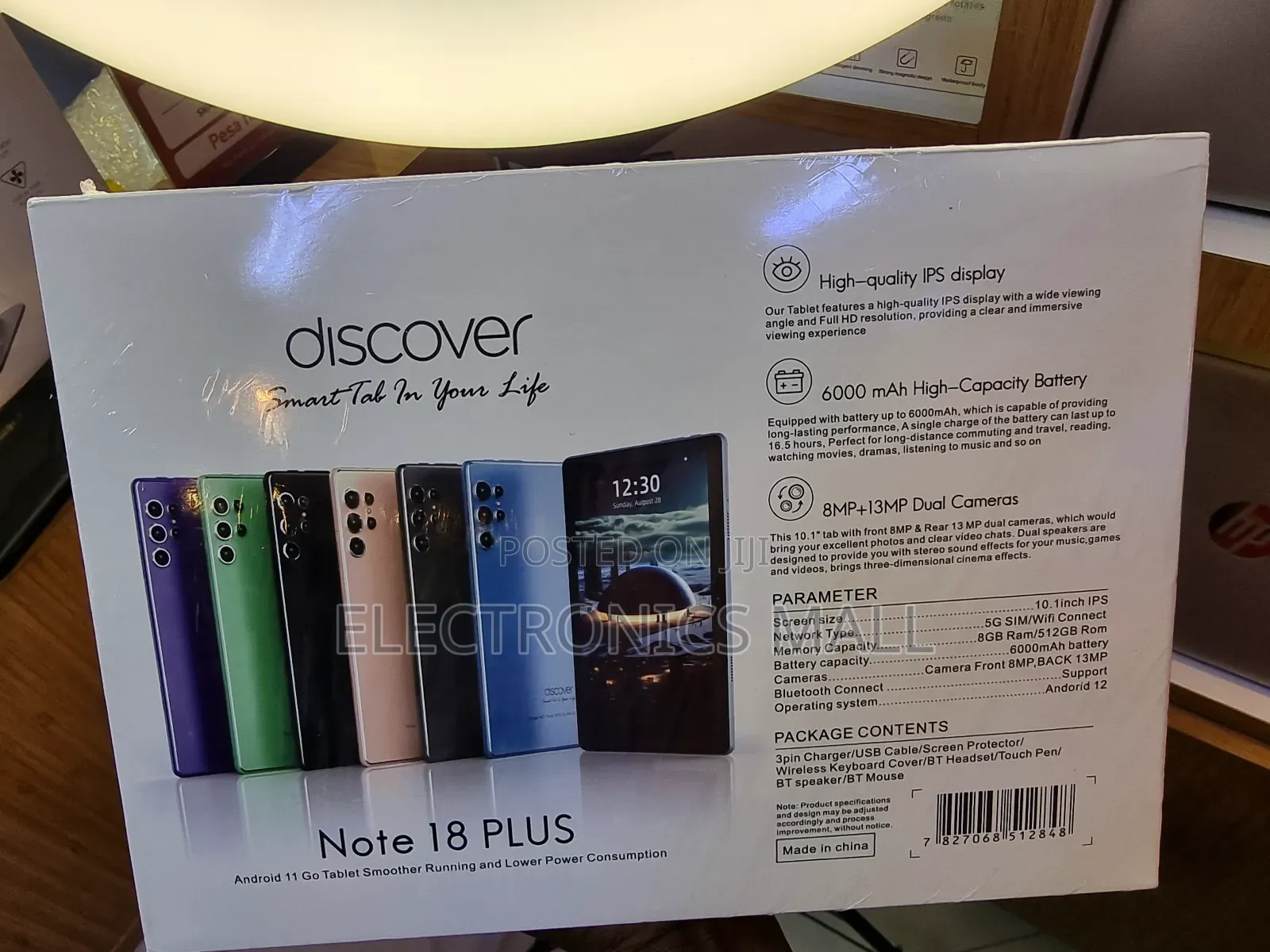 New Discover Note 18 Plus 512 GB Black