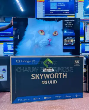 *Skyworth 55 Smart Uhd Frameless Google Tv HDR 10