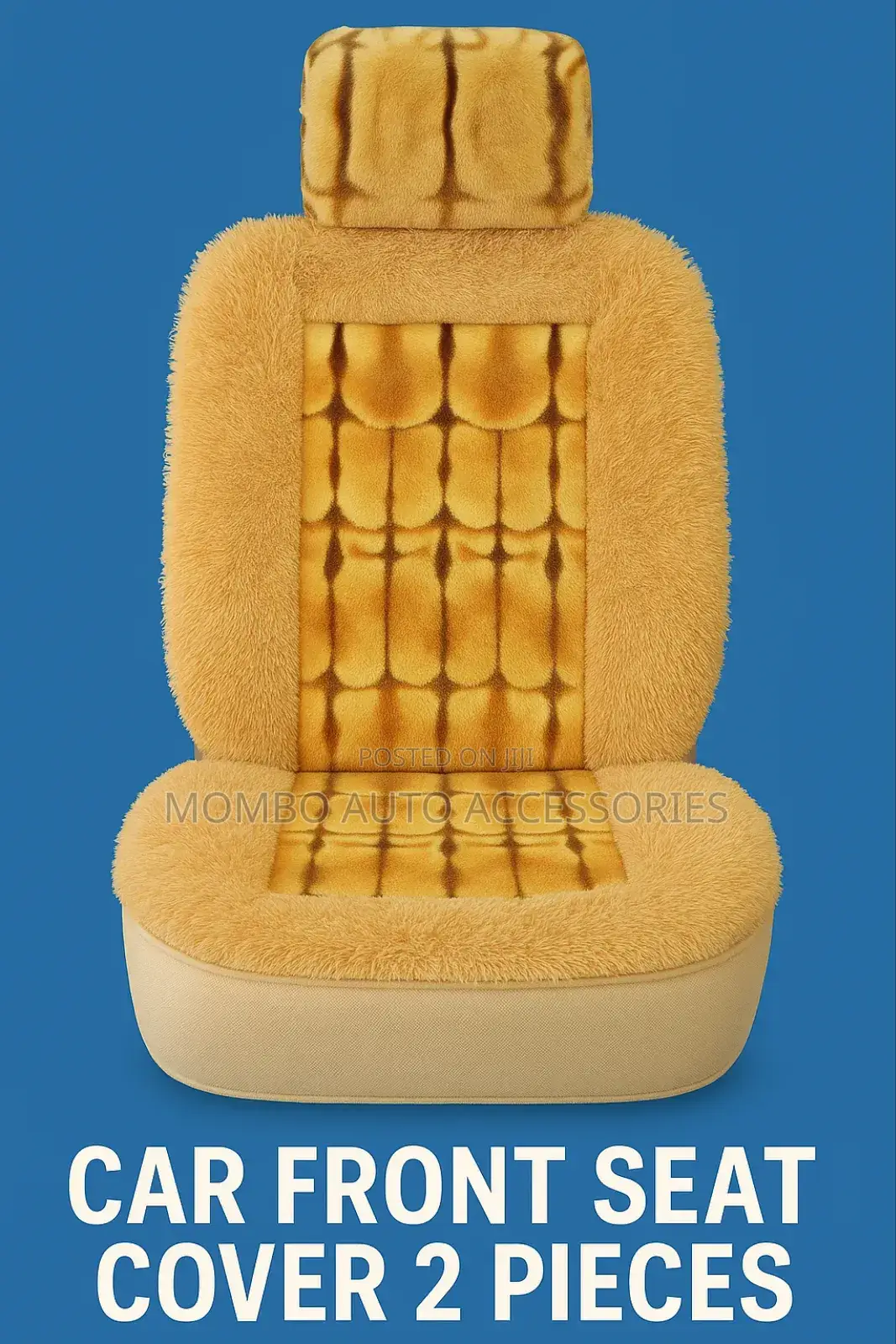 Car Universal Front Seat Cushion 2pieces