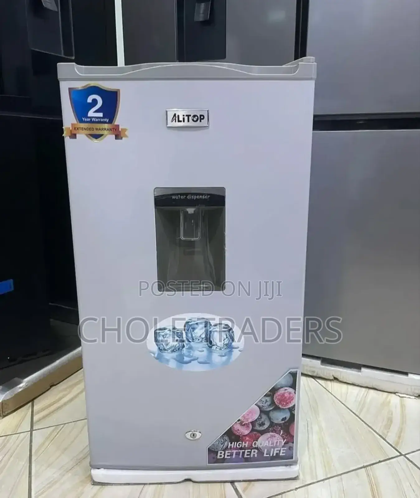 95l Alitop Single-Door Refrigerator With Water Dispenser