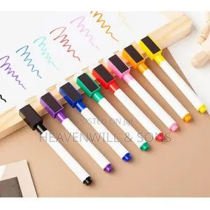 50pcs White Board Marker Pen With Eraser TZS 400/Pc Moq 4 Sets