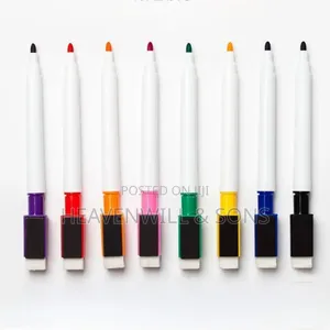 50pcs White Board Marker Pen With Eraser TZS 400/Pc Moq 4 Sets