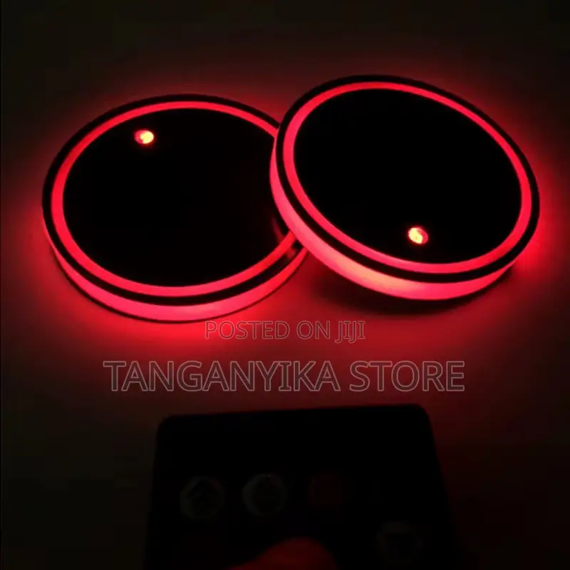 Car Led Logo Cup Holder