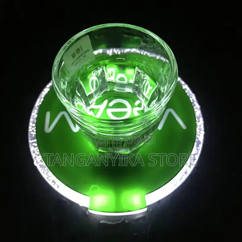 Car Led Logo Cup Holder