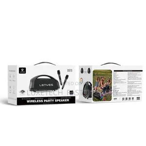 Lenyes S873 Portable Bluetooth Party Speaker 2 Microphone