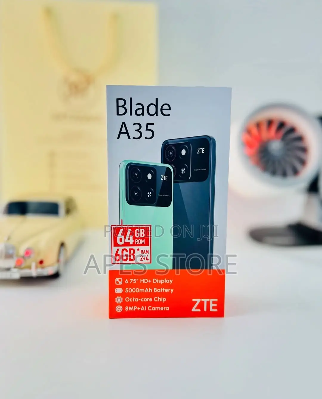 New ZTE A35 12 GB Black