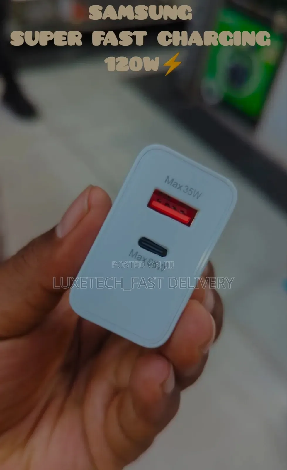 Samsung Super Fast Charging 120w Pd Power Adapter Trio