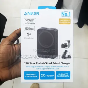 Anker Maggo 15w Max Pocket-Sized 3-in-1 Charger