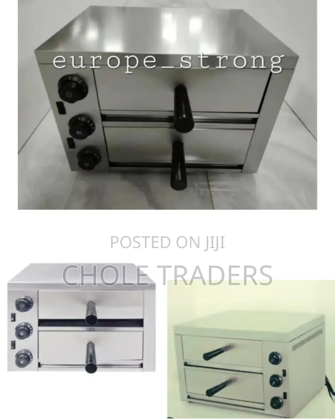 Commercial Double Deck Electric Pizza Oven