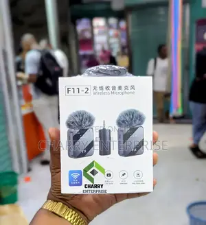 Wireless Microphone F11-2 Inapunguza Kelele Unaporekodi