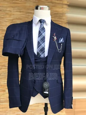 Blue Draft Stripes