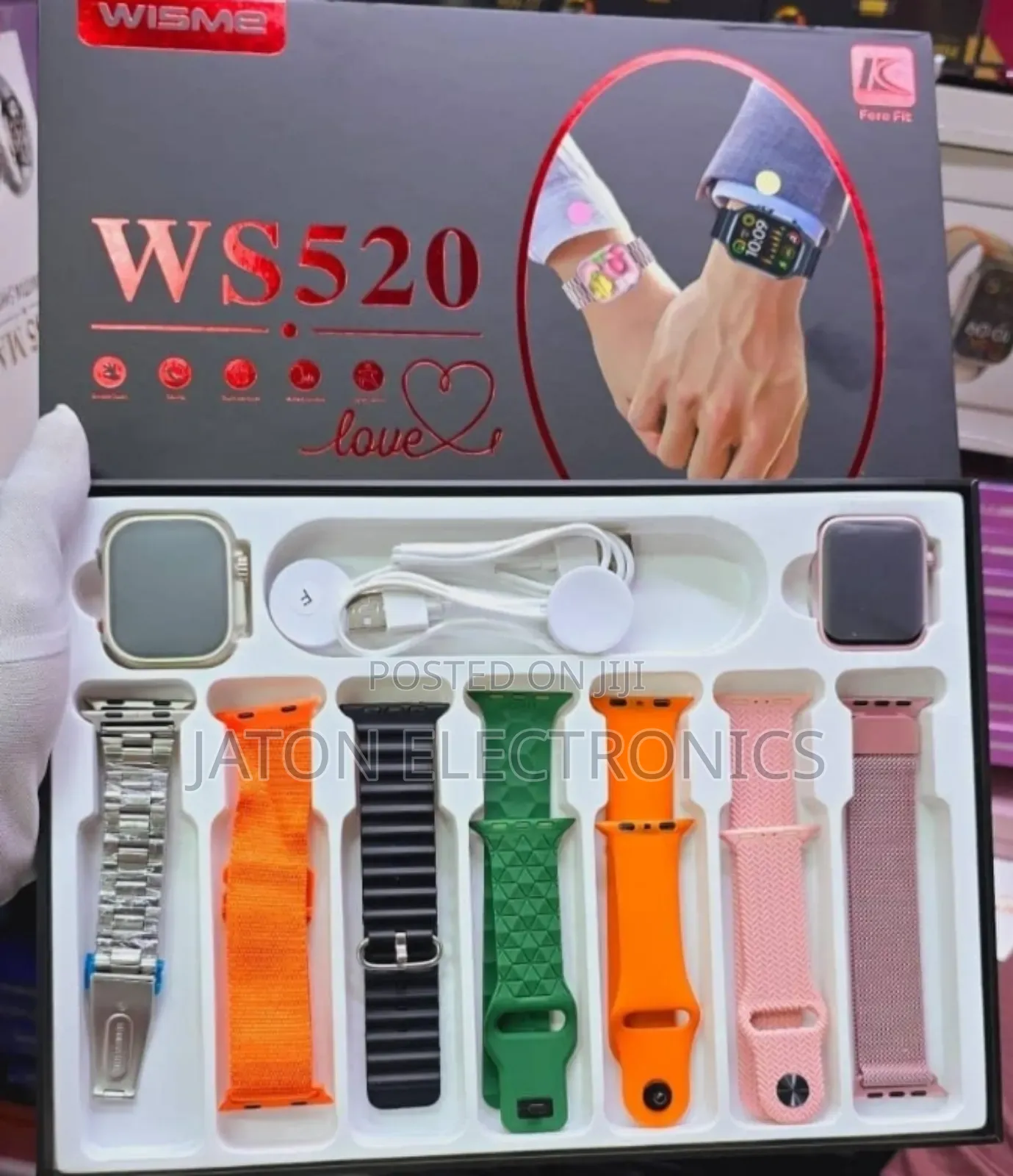 Model Ws-520 Boyfriend Watch Combo