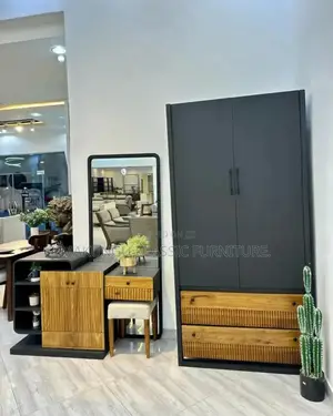 Dressing Table Na Kabati Milango Miwili Sets