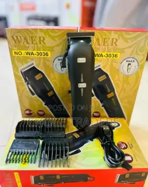 Waer Wa-3036 Rechargeable Hair Clipper Set