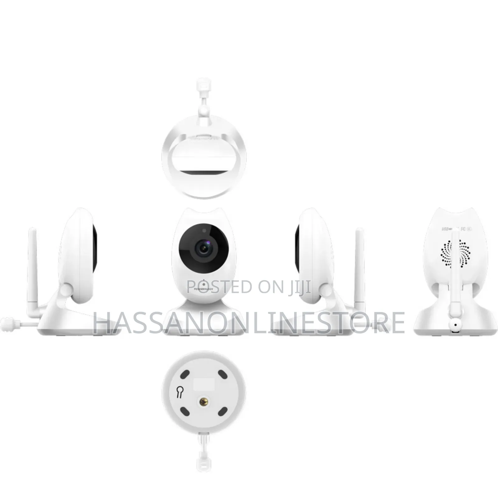 Powerology 4.3" Hd LCD Display + Vga Camera Baby Monitor