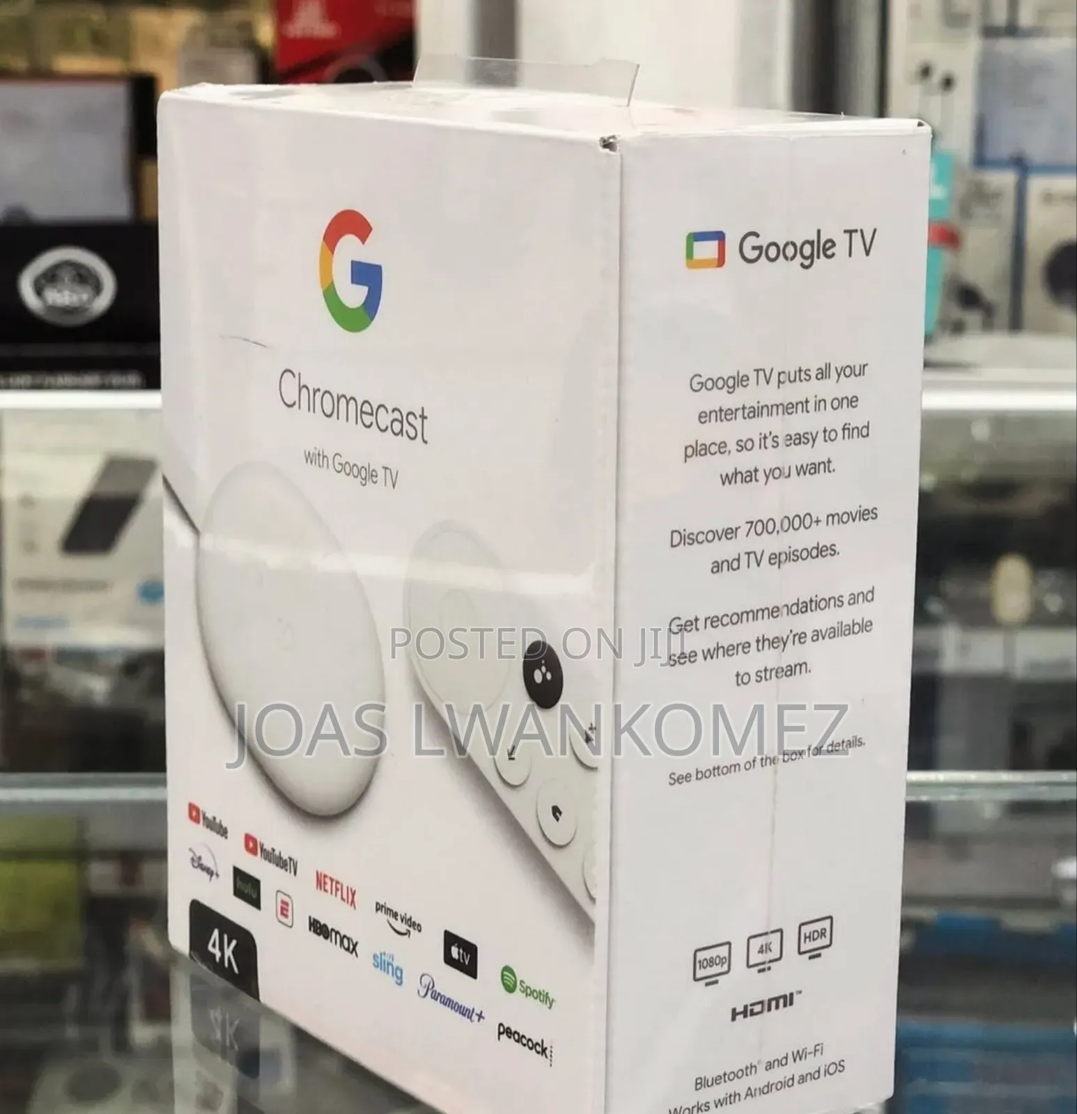 Google Chromecast (White).