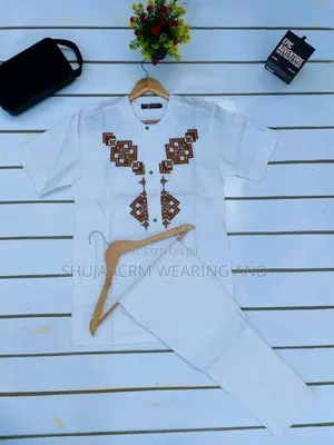 Short Sleeve Nigerian Fulls/Za Mikono Mifupi