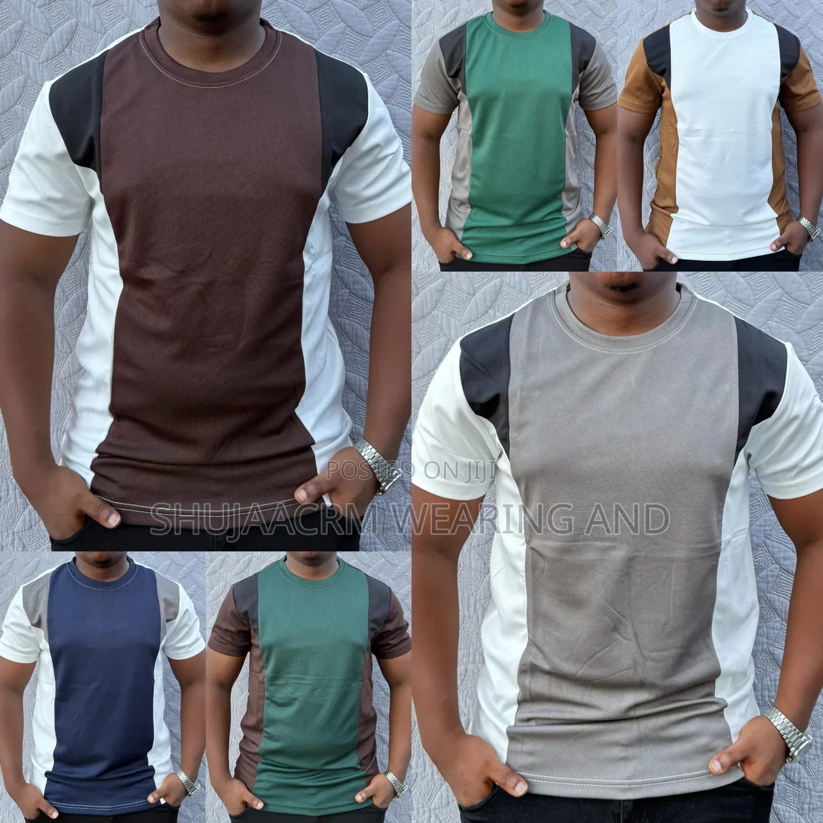 Men's Round T-Shirts/T_sheti Za Kiume Original