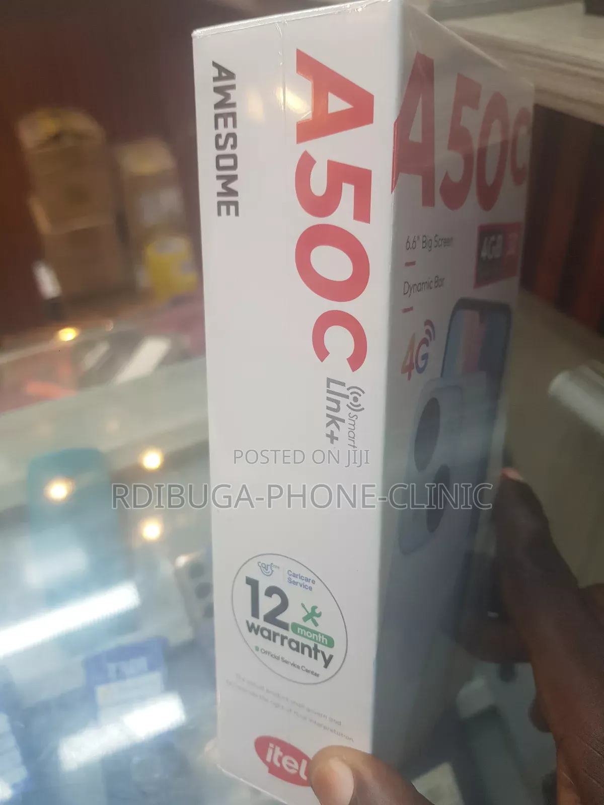 New Itel A50C 32 GB Black