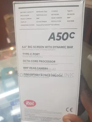 New Itel A50C 32 GB Black