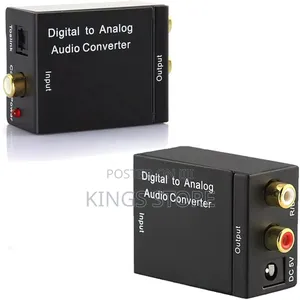 Digital To Analog Audio Converter, Coaxial To Toslink