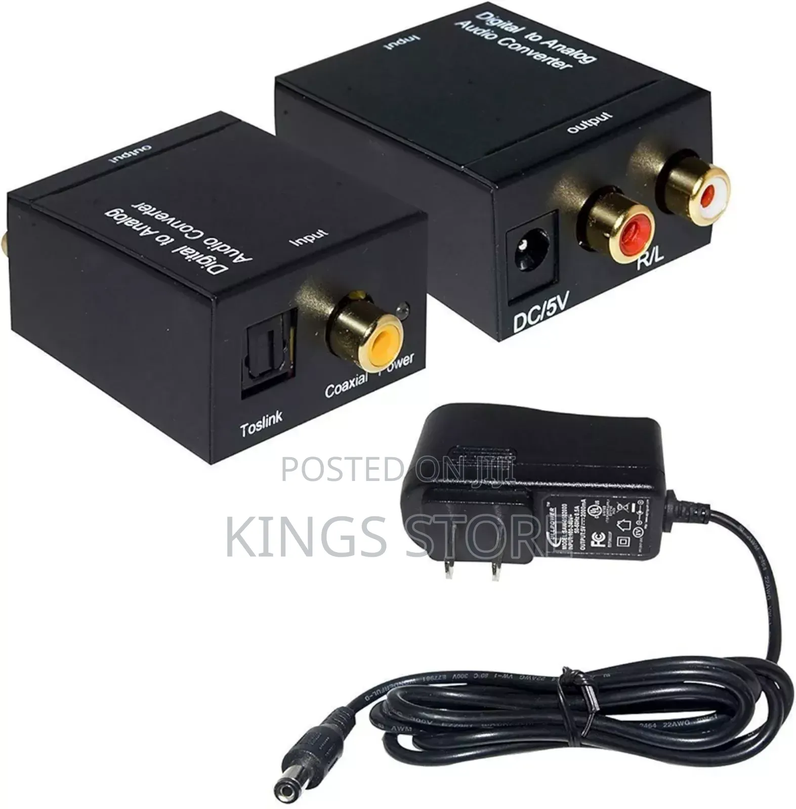 Digital To Analog Audio Converter, Coaxial To Toslink