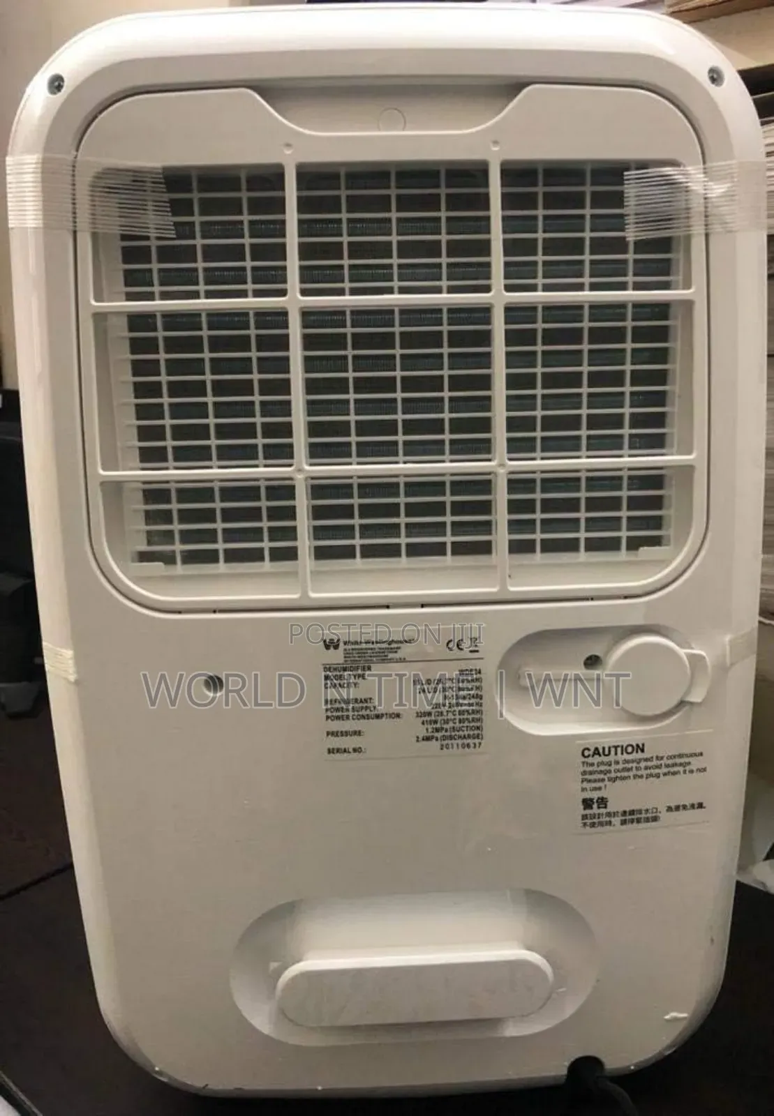White Westinghouse Wde24 3 in 1 Dehumidifier