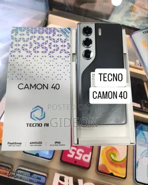New Tecno Camon 40 128 GB Black